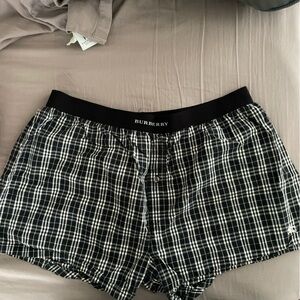 Burberry Black and White Checkered Garment